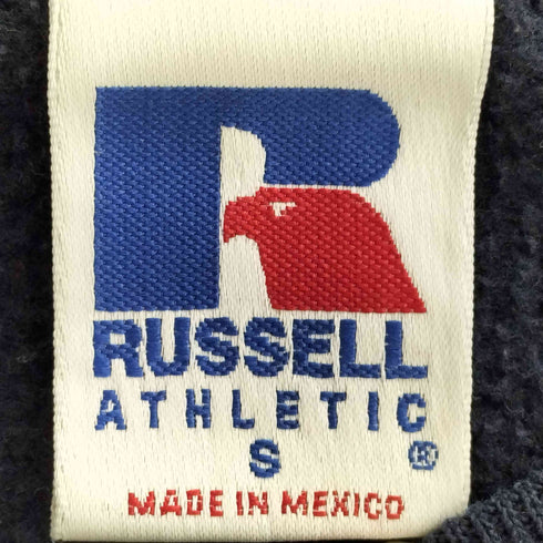 ラッセルアスレチック RUSSELL ATHLETIC 90S ロゴ 前V クルーネックスウェット メンズ import:S