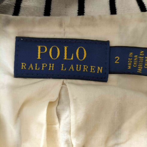 ポロラルフローレン POLO RALPH LAUREN ワッペン ストライプ2Bテーラードジャケット メンズ JPN:2
