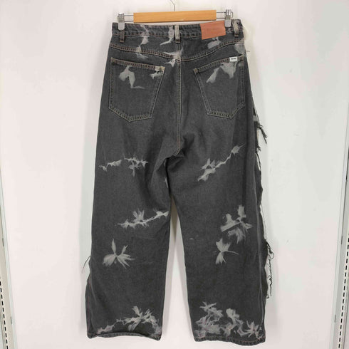 ペルーシュ Perushu サイドデザインブリーチワイドデニム メンズ M