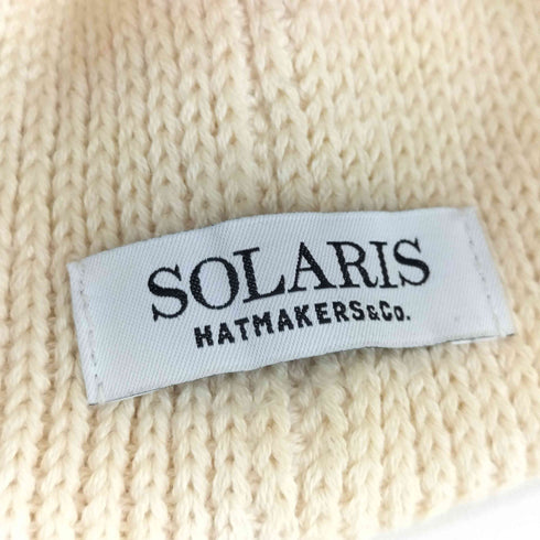 ソラリスアンドコー solaris&co. ニット バケットハット レディース