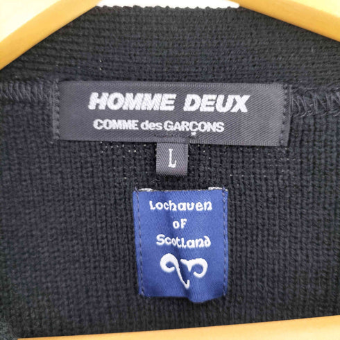 コムデギャルソンオムドゥ COMME des GARCONS HOMME DEUX ジップカーディガン メンズ L
