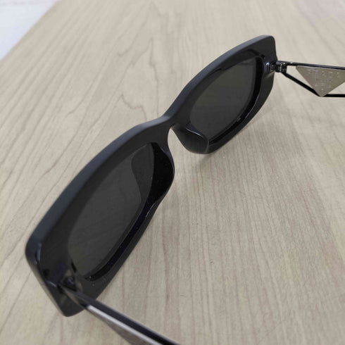 プラダ PRADA Sunglasses with triangle logo メンズ