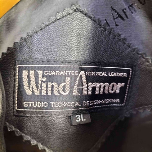 ウィンドアーマー Wind Armor 韓国製 ラムスキンロングコート メンズ 3L