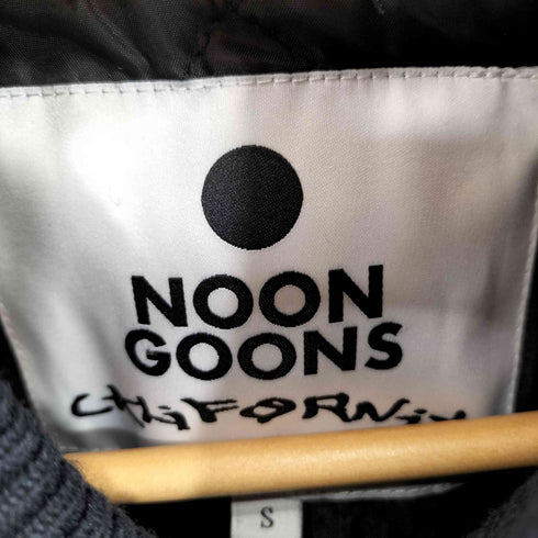 ヌーングーンズ NOON GOONS USA製 Sayonara Varsity jacket Men Dark Navy メンズ S