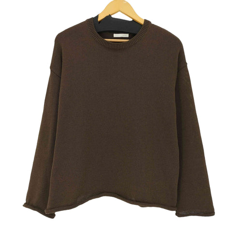 ザラ ZARA エンボス加工 メッシュ トリムニット メンズ import:M