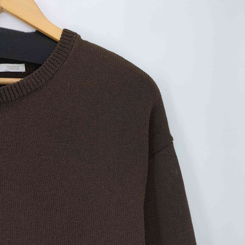 ザラ ZARA エンボス加工 メッシュ トリムニット メンズ import:M