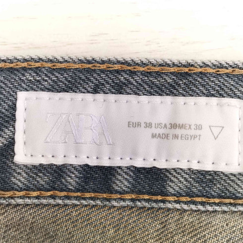 ザラ ZARA シームディテール バギーデニム メンズ 30