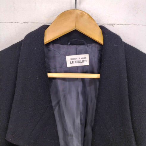 LE COLLIER WOOL&CASHMERE カシミヤ混 ダブルチェスターコート レディース 9A2