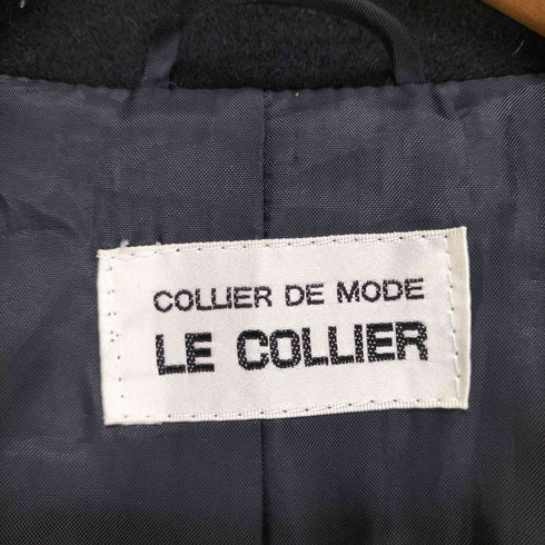 LE COLLIER WOOL&CASHMERE カシミヤ混 ダブルチェスターコート レディース 9A2