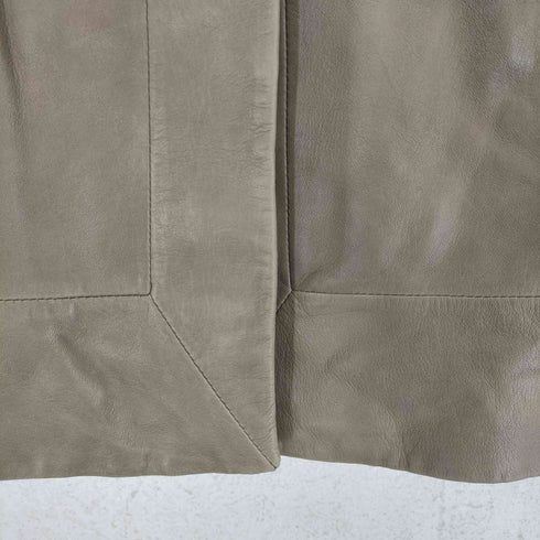 バナナリパブリック BANANA REPUBLIC lamb leather ラムレザー比翼シングルライダースジャケット レディース S