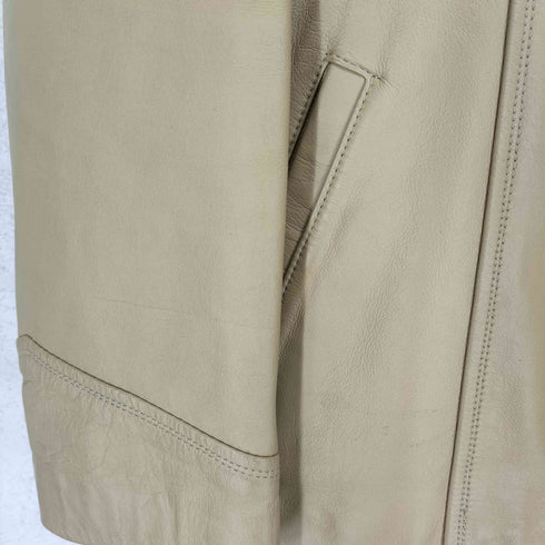 first avenue de bain cow leather カウレザージップジャケット レディース M