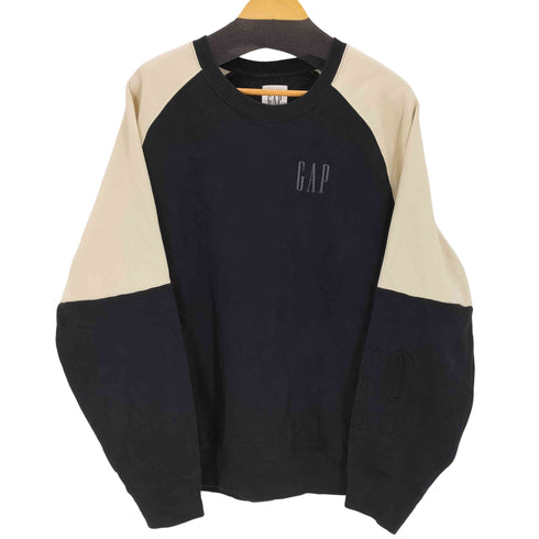 ギャップ Gap ロゴ刺繍 ラグランスリーブクルーネックスウェット メンズ import:L