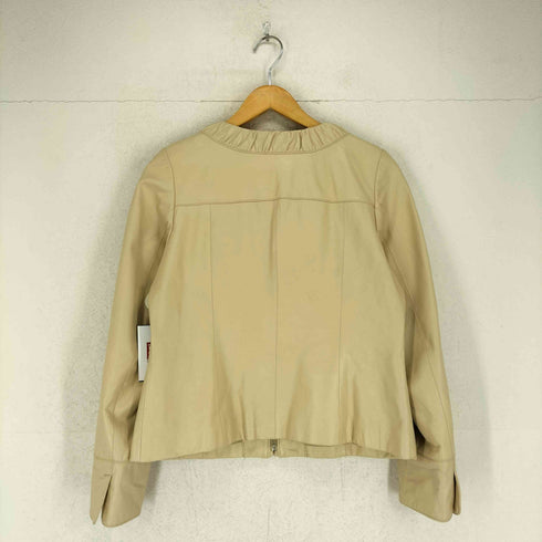 FUTURA TOKYO FUR lamb leather ラムレザーノーカラージャケット レディース 11