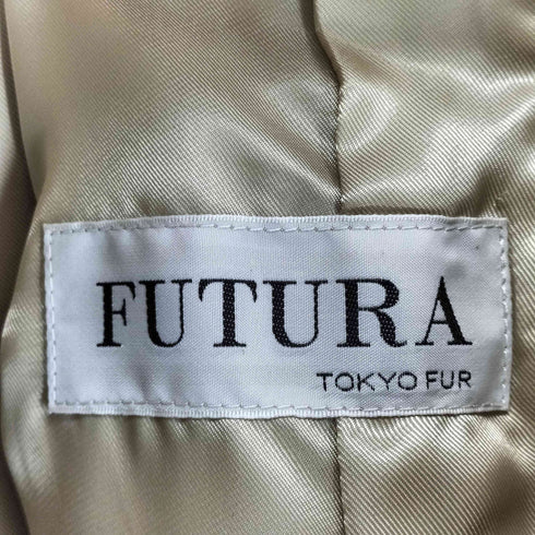FUTURA TOKYO FUR lamb leather ラムレザーノーカラージャケット レディース 11