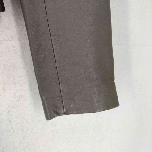 バナナリパブリック BANANA REPUBLIC lamb leather ラムレザーシングルライダースジャケット レディース S