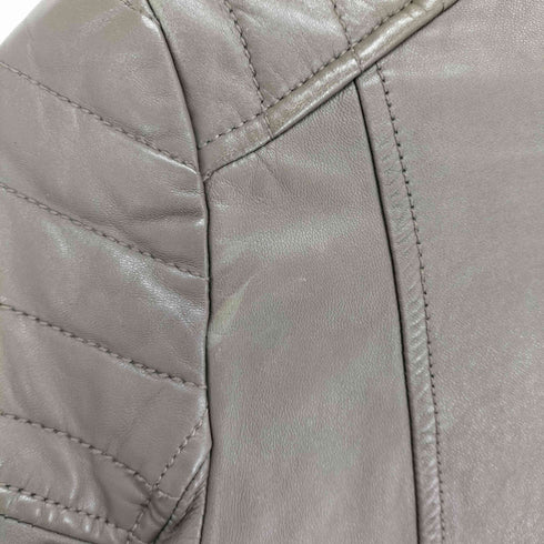 バナナリパブリック BANANA REPUBLIC lamb leather ラムレザーシングルライダースジャケット レディース S