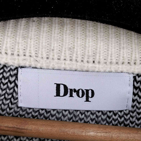 Drop ユニバーススピンジャガードニット メンズ