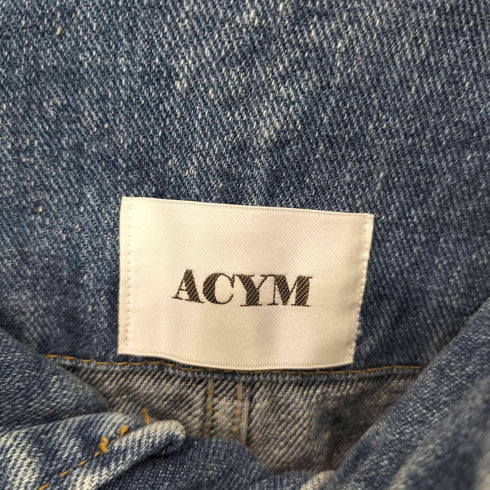 アシーム ACYM ハイウエスト デニムパンツ レディース JPN:M