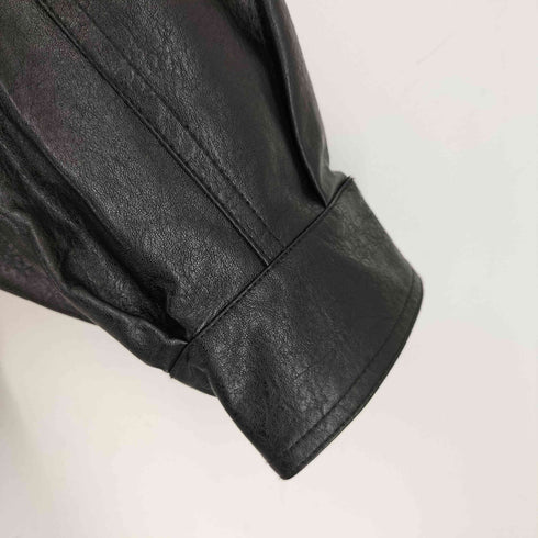 フリークスストア FREAKS STORE リラックスフィット フェイクレザー ジップアップ ブルゾン メンズ JPN:L