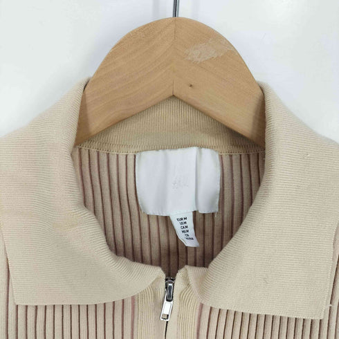 エイチアンドエム H&M ダブルジップ ドライバーズニット レディース import:M