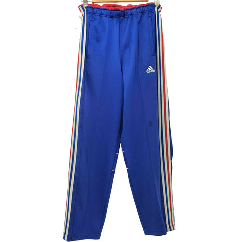 アディダス adidas 90-2000s 万国旗タグ パフォーマンスロゴ 山型 裾ジップ テーラード トラックパンツ メンズ O
