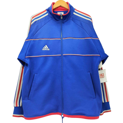 アディダス adidas 90-2000s 万国旗タグ パフォーマンスロゴ 山型 ジップアップ トラックジャケット メンズ O