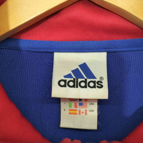 アディダス adidas 90-2000s 万国旗タグ パフォーマンスロゴ 山型 ジップアップ トラックジャケット メンズ O