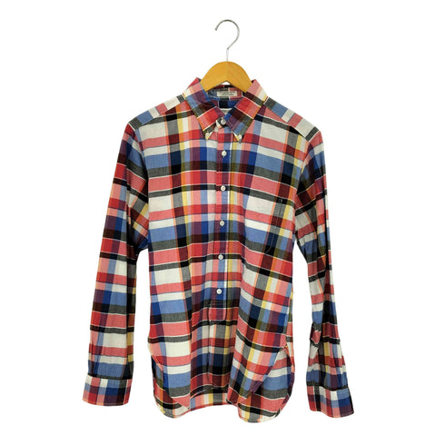 エンジニアードガーメンツ Engineered Garments USA製 19thBD ボタンダウン チェックシャツ メンズ S