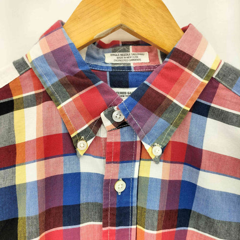 エンジニアードガーメンツ Engineered Garments USA製 19thBD ボタンダウン チェックシャツ メンズ S
