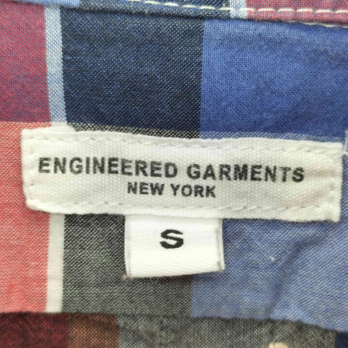 エンジニアードガーメンツ Engineered Garments USA製 19thBD ボタンダウン チェックシャツ メンズ S