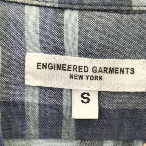 エンジニアードガーメンツ Engineered Garments USA製 ボタンダウン ロングスリーブ チェックシャツ メンズ S