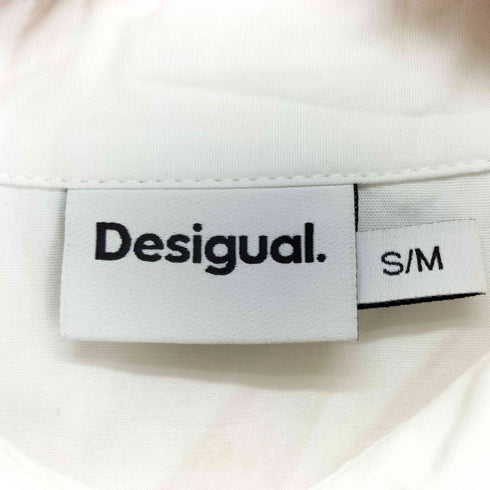 デシグアル Desigual レタリング オーバーサイズシャツ レディース S/M