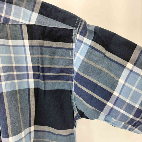 エンジニアードガーメンツ Engineered Garments USA製 ボタンダウン ショートスリーブ チェックシャツ メンズ S