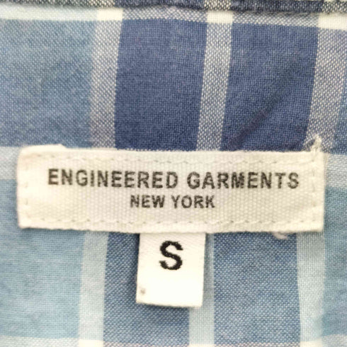 エンジニアードガーメンツ Engineered Garments USA製 ボタンダウン ショートスリーブ チェックシャツ メンズ S