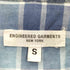 エンジニアードガーメンツ Engineered Garments USA製 ボタンダウン ショートスリーブ チェックシャツ メンズ S
