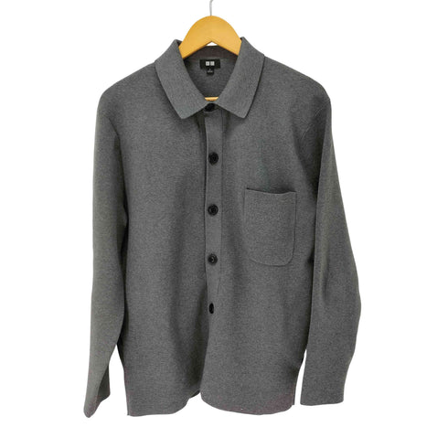 ユニクロ UNIQLO ミラノリブシャツカーディガン メンズ import:L