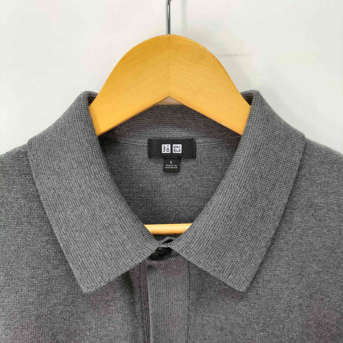 ユニクロ UNIQLO ミラノリブシャツカーディガン メンズ import:L