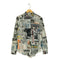デシグアル Desigual ニュースペーパープリントシャツ レディース M