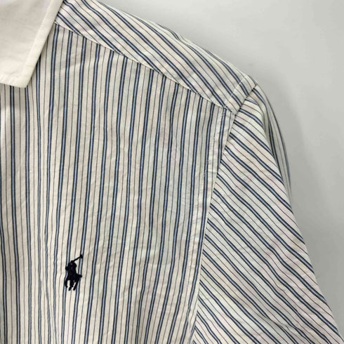 ポロバイラルフローレン Polo by RALPH LAUREN コットン ストライプ レギュラーカラー シャツ メンズ 170