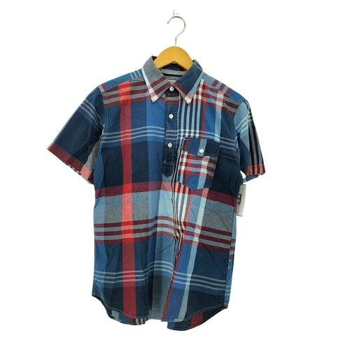 エンジニアードガーメンツ Engineered Garments USA製 ボタンダウン ショートスリーブチェックシャツ メンズ S