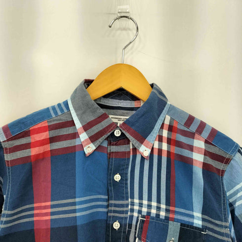エンジニアードガーメンツ Engineered Garments USA製 ボタンダウン ショートスリーブチェックシャツ メンズ S