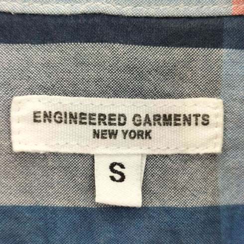 エンジニアードガーメンツ Engineered Garments USA製 ボタンダウン ショートスリーブチェックシャツ メンズ S