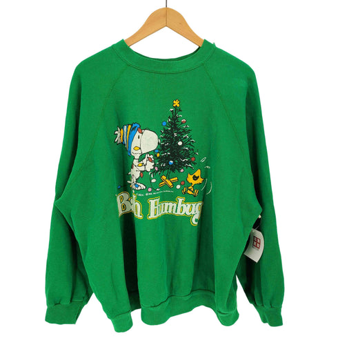 BAH HUMBUG USキャラクター プリント クルーネック スウェット メンズ