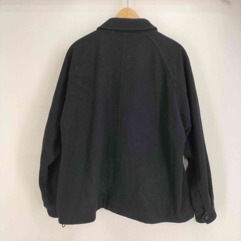 ユナイテッドアローズグリーンレーベルリラクシング UNITED ARROWS green label relaxing ライト メルトン ブルゾン ジャケット ダブルジップ メンズ JPN:L