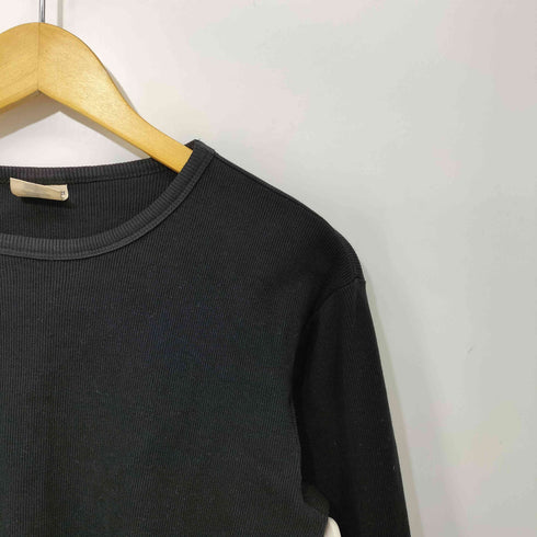 アヴィレックス AVIREX リブ 長袖 クルーネック Tシャツ メンズ import:M