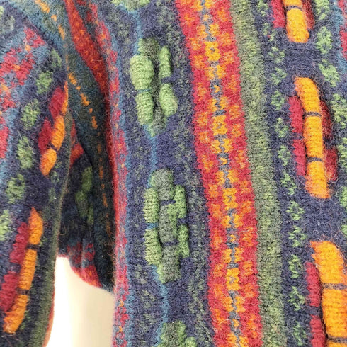 Tulchan 90s ウール スタンドカラー ニットカーディガン レディース S/M