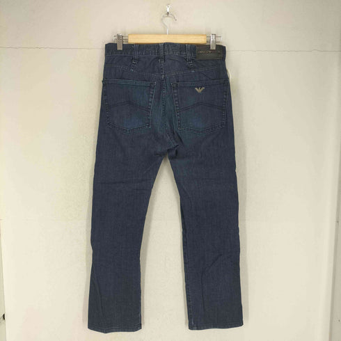 エンポリオアルマーニ EMPORIO ARMANI BASIC FIT バックポケットバッジストレートデニムパンツ メンズ 29