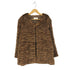 スナイデル snidel rabbit fur ラビットファーノーカラージャケット レディース F