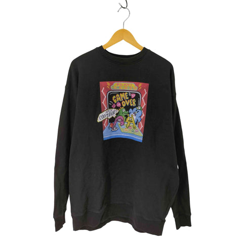 キャンディストリッパー Candy Stripper フロントプリント クルーネック スウェット メンズ import:M