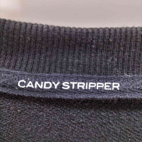 キャンディストリッパー Candy Stripper フロントプリント クルーネック スウェット メンズ import:M
